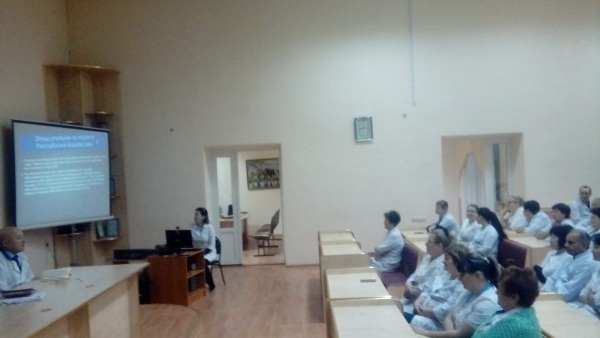 Проведён семинар с врачами ГКП на ПХВ «Тайыншинская Центральная Районная Больница» на тему Корь